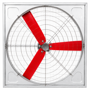 Belt Drive Dairy Fan 54 inch- Red Nylon Blades