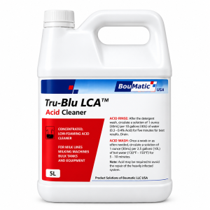 BouMatic Tru-Blu LCA Acid Cleaner for dairy equipment